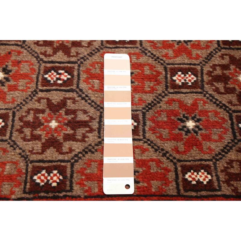 ECARPETGALLERY Hand-knotted Baluch Tan Wool Rug - 3'1 x 5'7