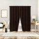 preview thumbnail 9 of 56, Sun Zero Aria 2-pack Magnetic Closure Theater Grade Total Blackout Back Tab 2-Piece Curtain Panel Pair