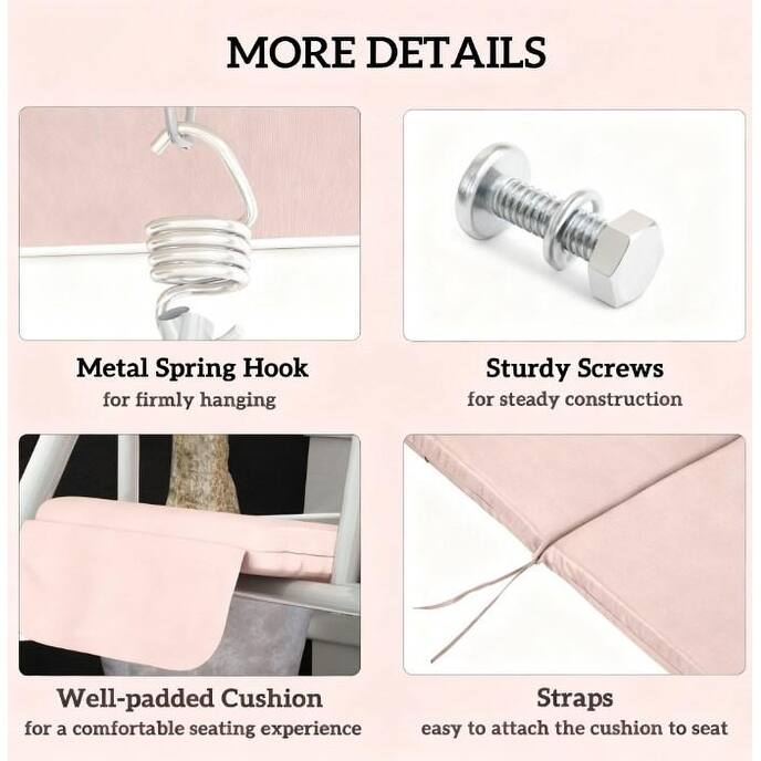 GDFStudio - Ethan Comfortable Patio Swing Chair with Canopy and Storage