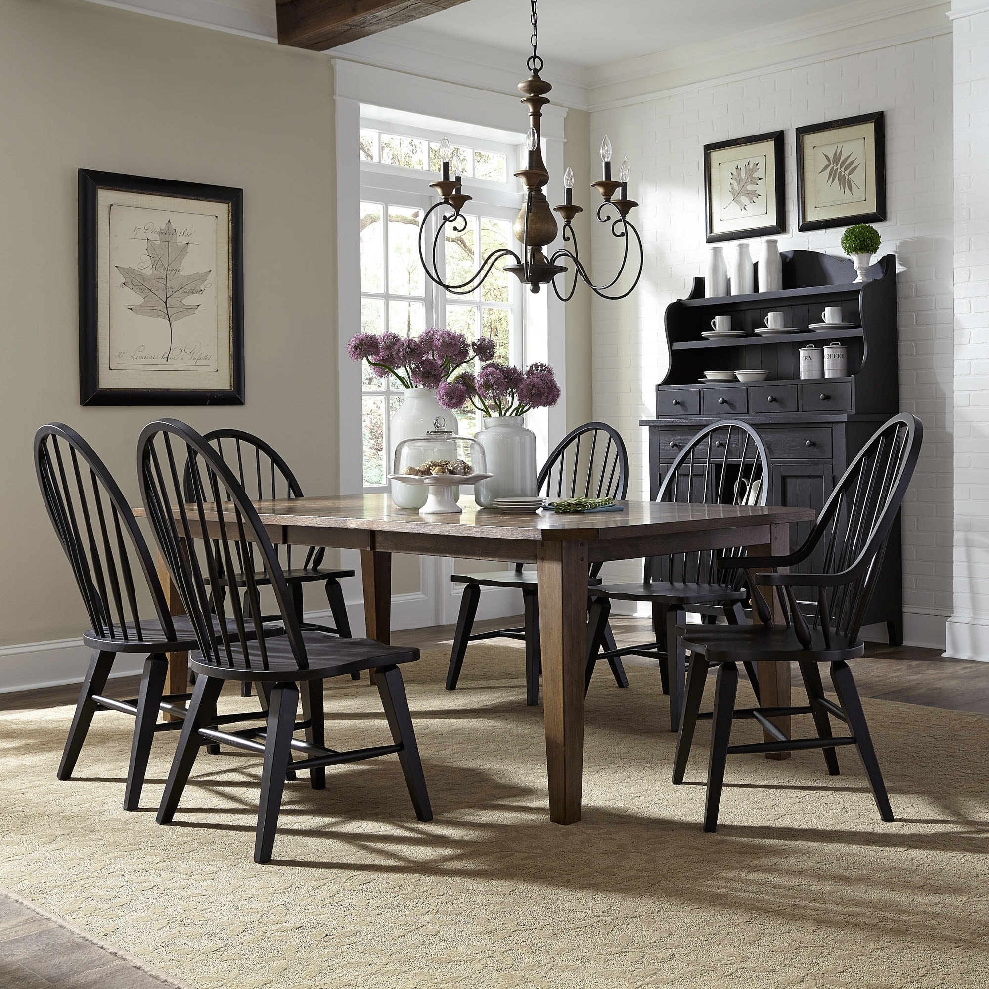 Ridge falls 7 outlet piece dining set