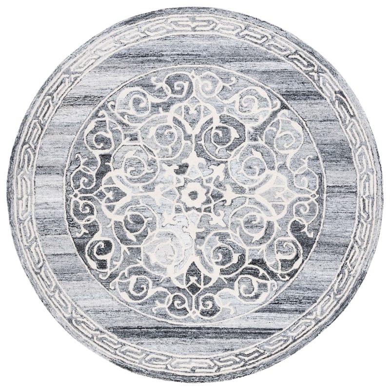SAFAVIEH Handmade Metro Tietje Medallion Wool Rug
