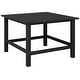 preview thumbnail 27 of 180, Laguna Kids Outdoor 31" Square Poly Dining Table Black
