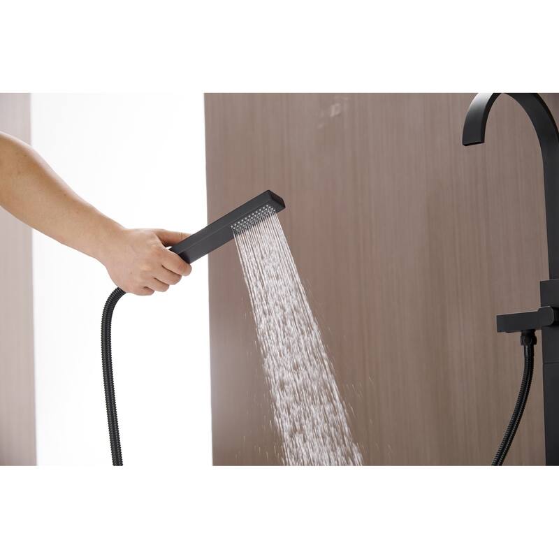 Single Handle Floor Mounted Freestanding Tub Faucet