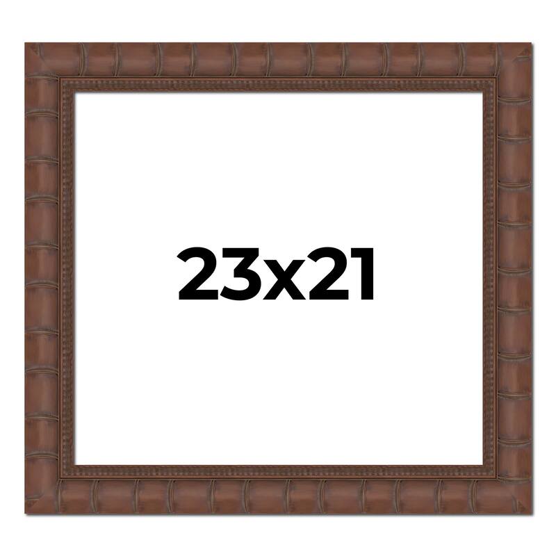 23x21 Frame Pewter Solid Wood Picture Frame Width 1.625 Inches | Interior Frame Depth 0.6875 Inches