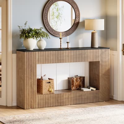 55-Inch Console Table with Storage