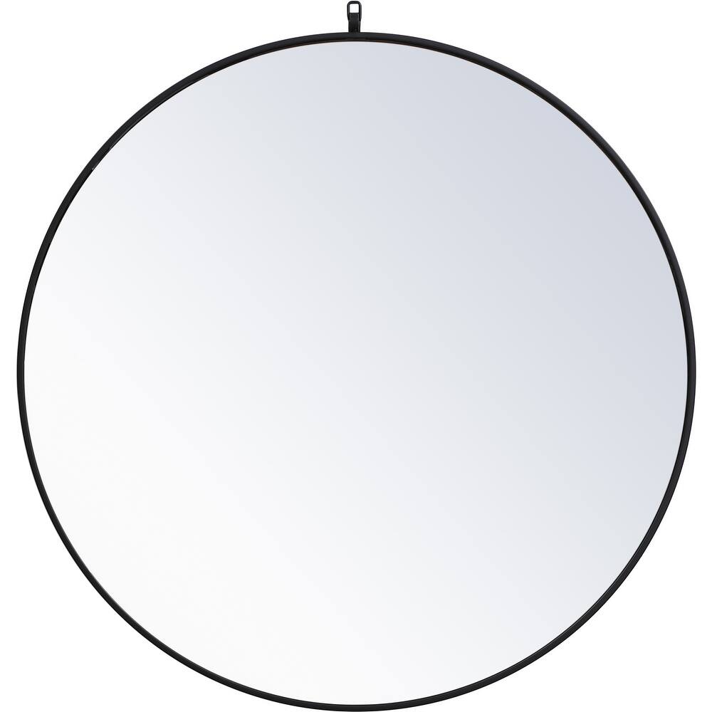 Elegant Lighting Eternity 39" Diameter Circular Beveled Metal Framed