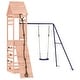 preview thumbnail 14 of 19, vidaXL Swing Set Outdoor Backyard Wooden Playground Equipment for Kids Age 3-8
