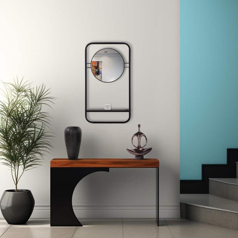 Collins Mirror with shelf - 28H X 16W X 3D