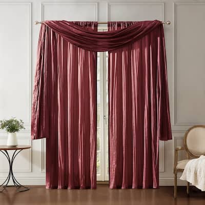 Elrene Athena Rod Pocket Curtain Panel Set of 3
