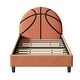 preview thumbnail 15 of 14, Rainbow Design Twin Platform Bed Sport Style Upholstered Bed for Girls & Teens