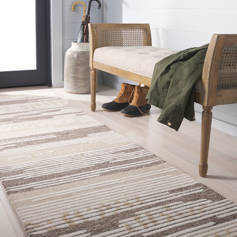 Martha Stewart by SAFAVIEH Radostina Rustic Stripe Wool Rug