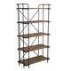preview thumbnail 6 of 9, Cedarburg Industrial 5 Shelf Firwood Bookcase by Christopher Knight Home