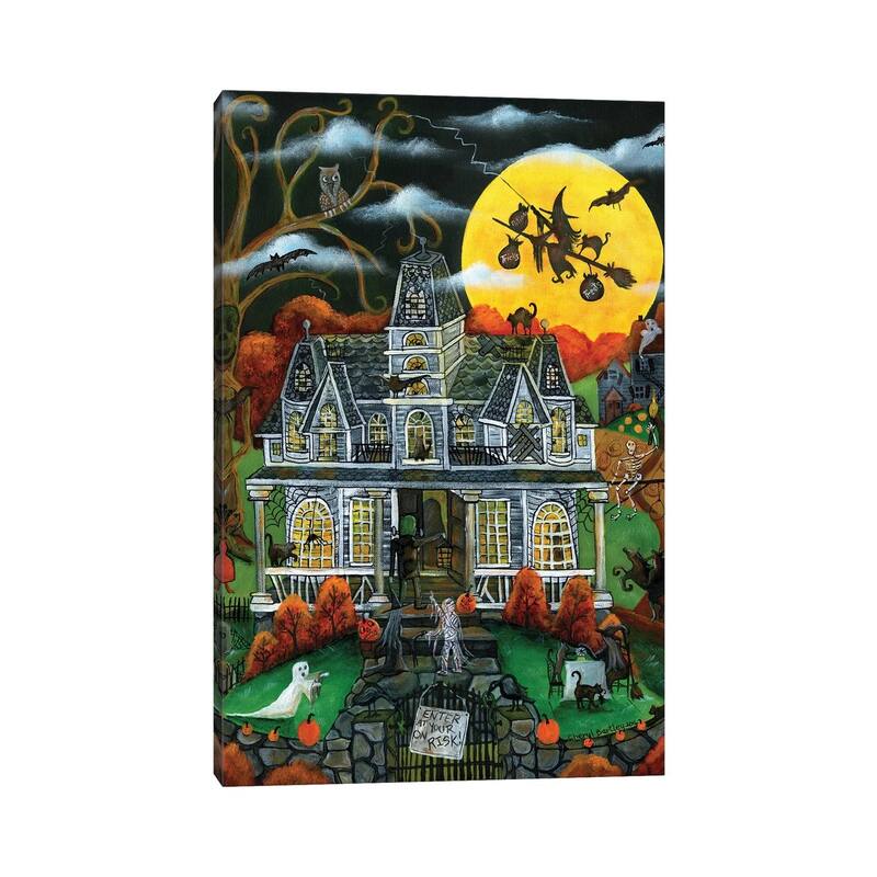 iCanvas "Halloween Potions Tricks and Treats" by Cheryl Bartley Canvas Print