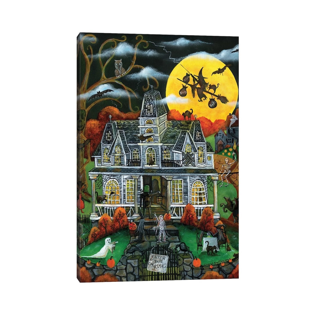 iCanvas "Halloween Potions Tricks and Treats" by Cheryl Bartley Canvas Print