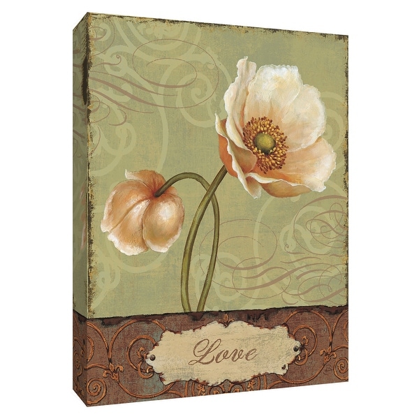 PTM Images 9-154483 PTM Canvas Collection 10" x 8" - "Windflower I" Giclee Flowers Art Print on Canvas