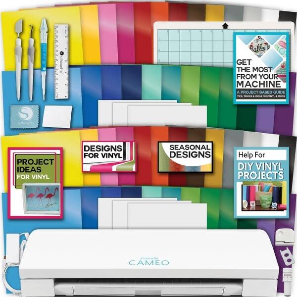 Shop Silhouette Cameo Machine 3 Bundle Jumbo Bundle 50 Sheet