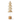 Sisal Christmas Tree Decorations for Tabletop or Mantel Medium Natural 15 inch