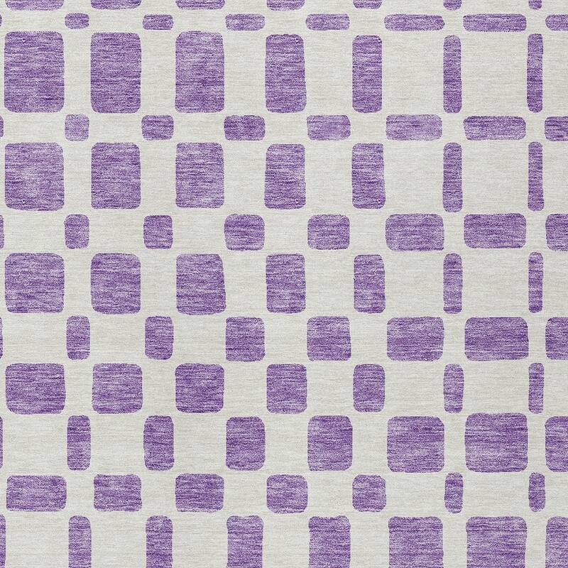 HomeRoots Geometric Transitional Rectangle Outdoor Rug