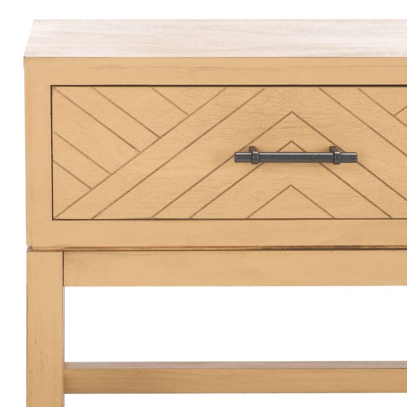 SAFAVIEH Lorraine 2-Drawer Console - 35.5" W x 13" L x 29.5" H - 36Wx13Dx30H