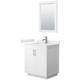 Option White / White Quartz Top / Brushed Nickel Hardware