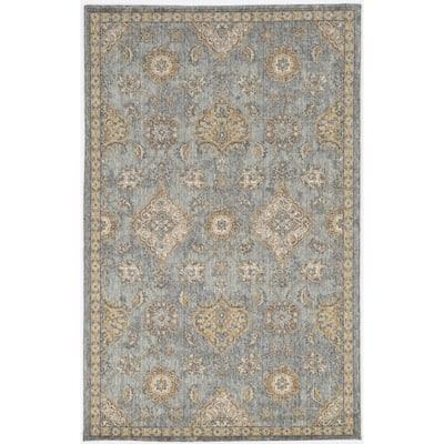 Copper Grove Wool Distressed Traditional Ivory Area Rug