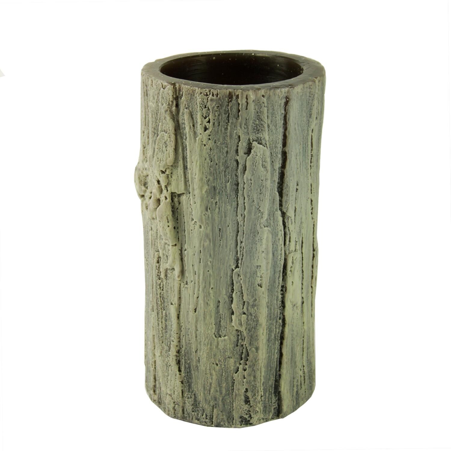 Shop Black Friday Deals On 6 Rustic Faux Tree Bark Battery Operated Flameless Led Wax Christmas Pillar Candle Overstock 17903853
