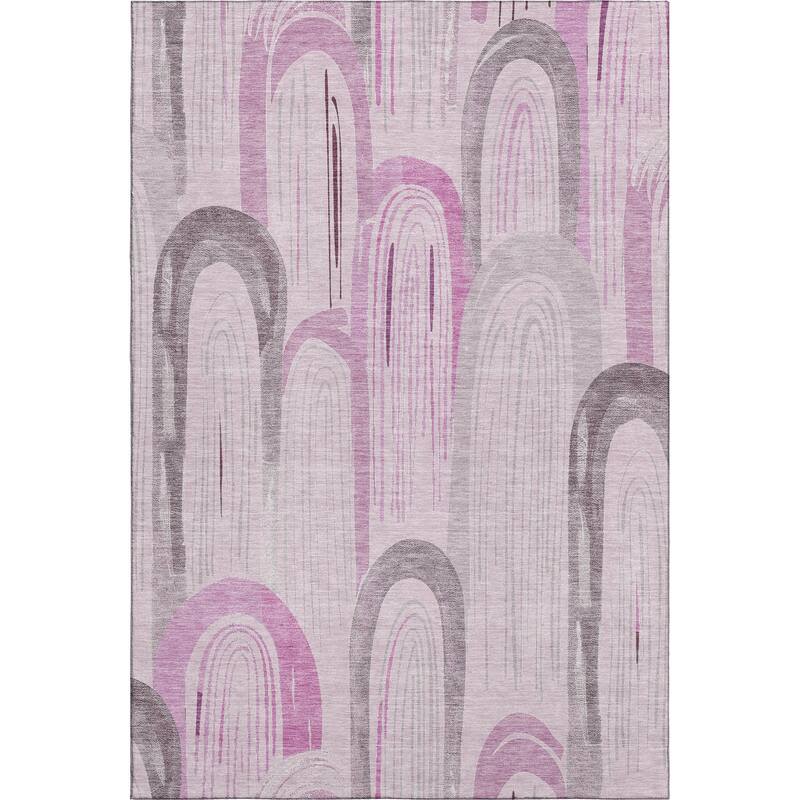 Premium Washable Super Soft Contemporary Imprints Mayfield Rug