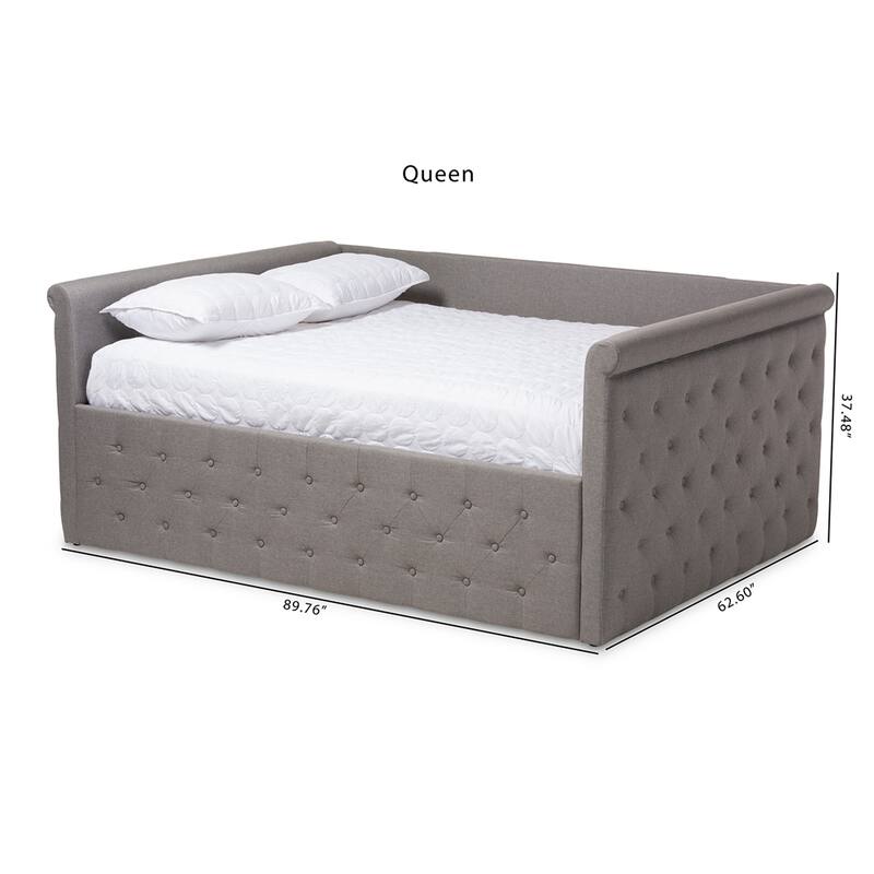 Modern and Contemporary Fabric Upholstered Size Daybed