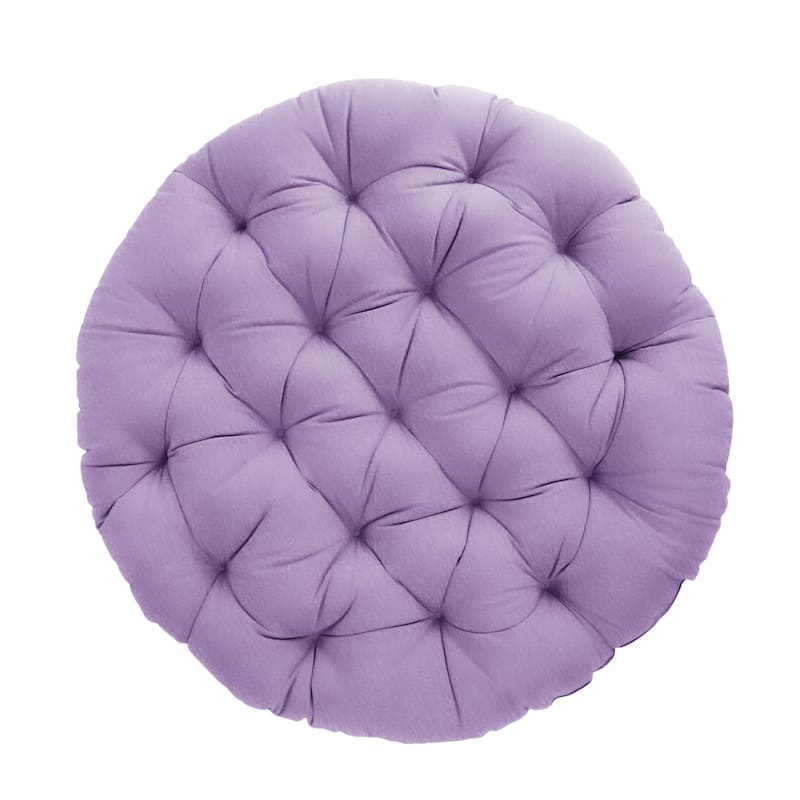 Sorra Home Indoor Suede Round Papasan Cushion
