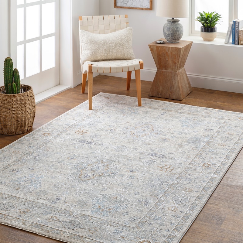 Artistic Weavers Hunza Vintage Oriental Area Rug - 7' 10" x 10' 10" - Grey/Blue