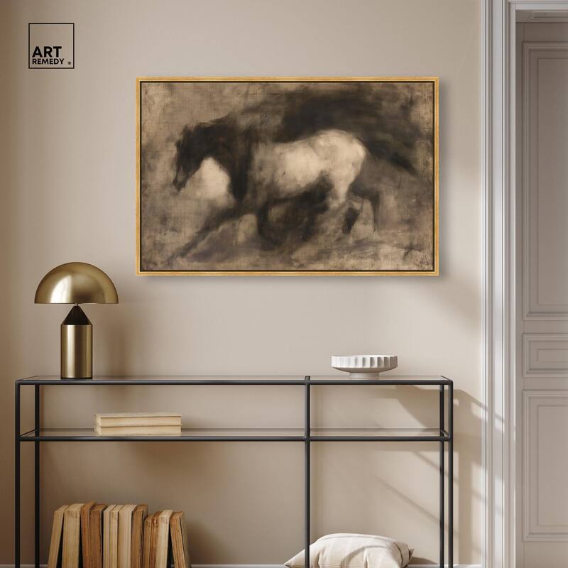 Dark Horse Canvas by Art Remedy