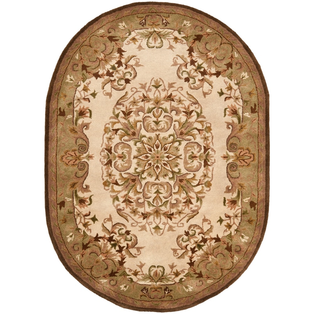 SAFAVIEH Handmade Heritage Hot Air Balloon Traditional Oriental Wool Rug