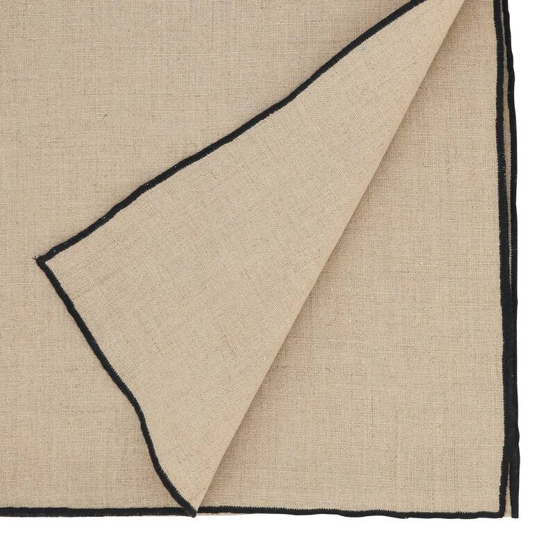 Stonewashed Stitched Edge Table Runner
