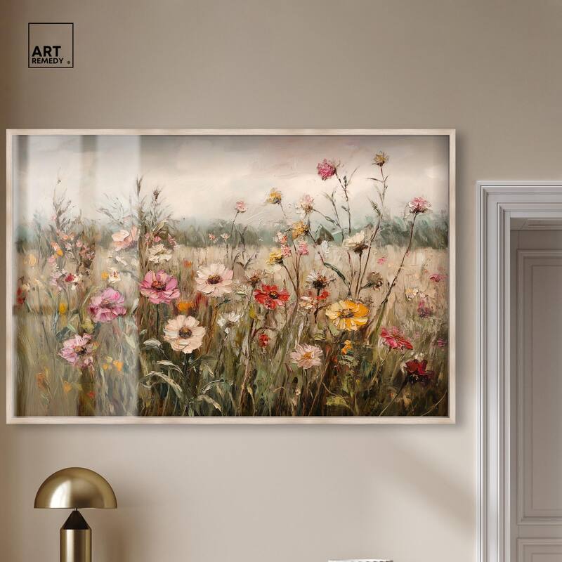 Vintage Blooms I Shadowbox by Art Remedy