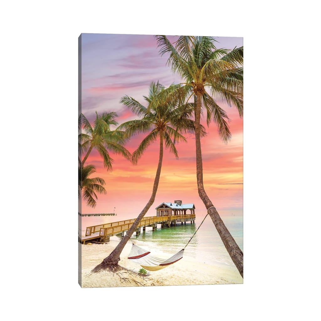 iCanvas "Relaxing Tropical Sunrise, Key West Florida" by Susanne Kremer Canvas Print