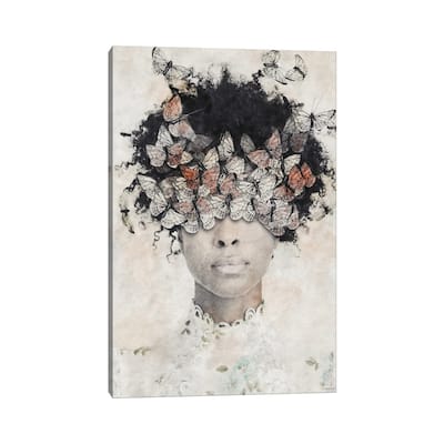 iCanvas "Beauty And Butterflies" by Underdott Art Canvas Print