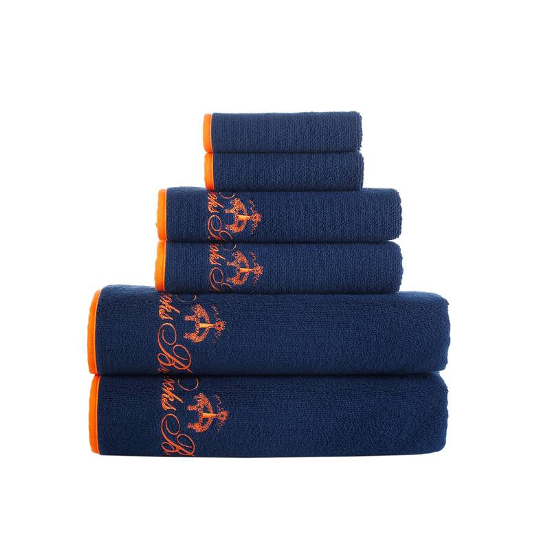 Brooks Brothers Contrast Frame 6 pcs Towel Set