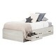 preview thumbnail 15 of 18, South Shore Ulysses Coastal Twin Size Mates Bed 3 Storage Drawers