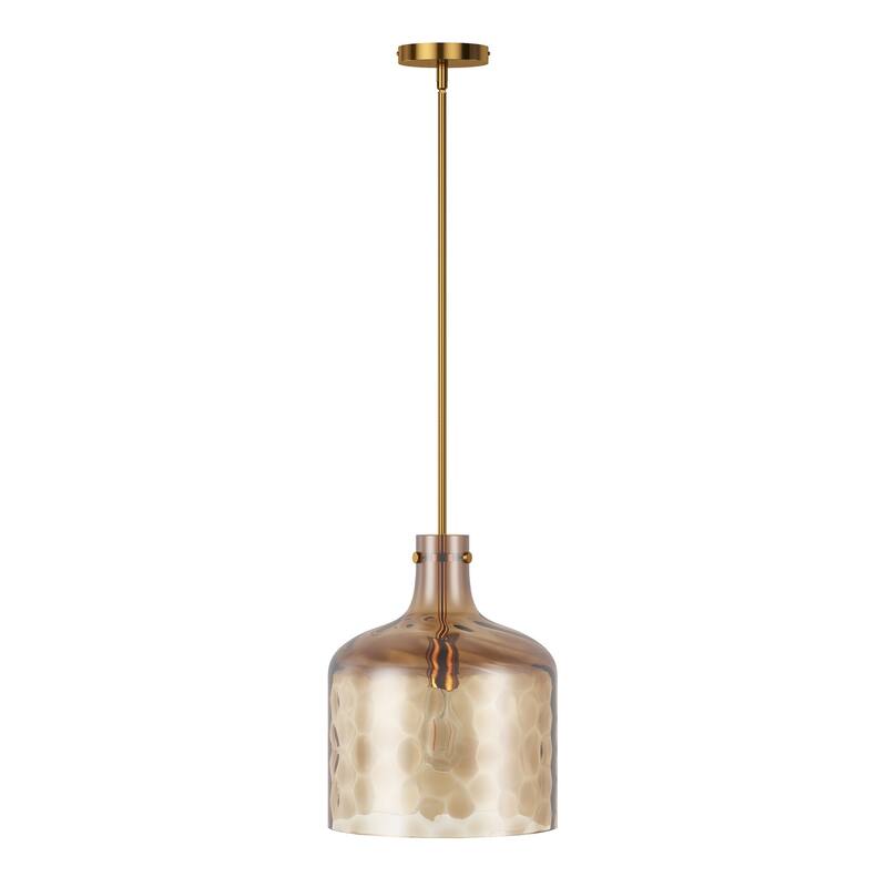 Modern Clear Water Glass Jar Pendant Light For Over Dining Room Table