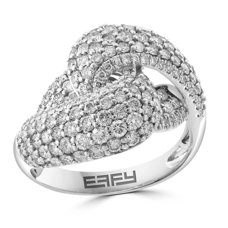 Effy Women's 14K White Gold Diamond Ring