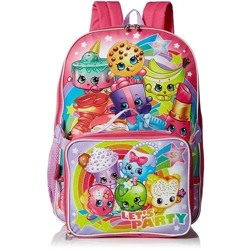 Shopkins backpack shop and lunchbox set