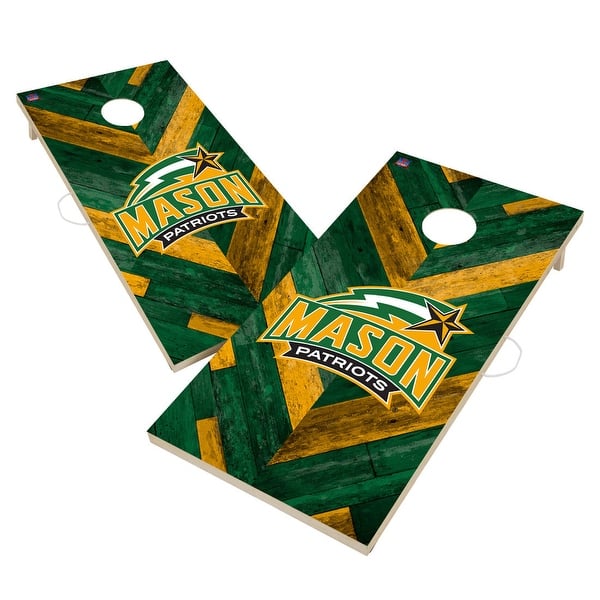 slide 2 of 6, George Mason University Patriots Cornhole Board Set 16 Years and Up
