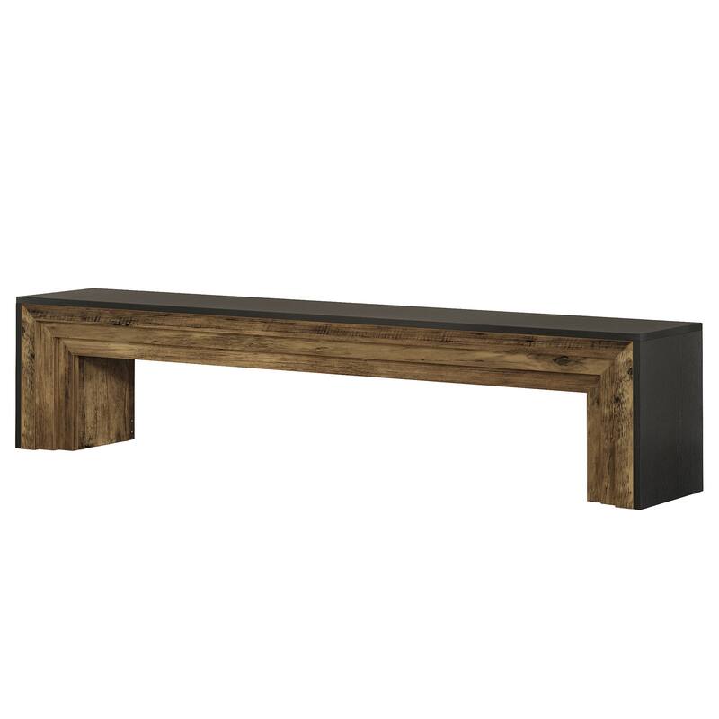 70.9" Extra Long Wooden TV Stand for 75-Inch TVs, Entertainment Center Media Console for Living Room