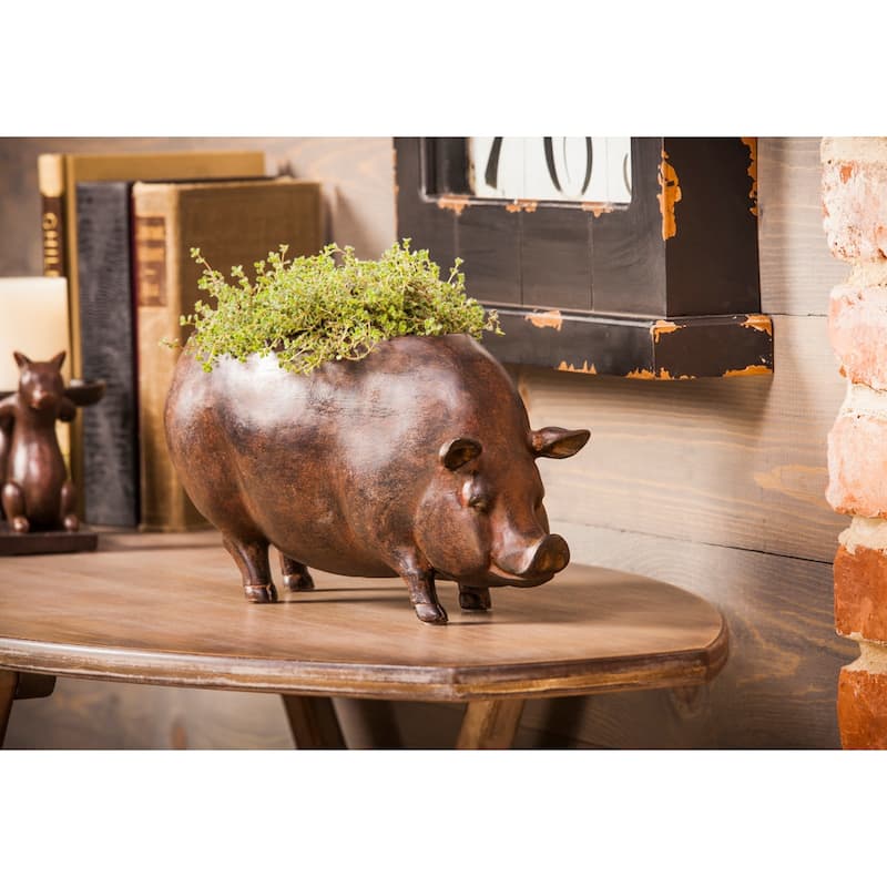 Pig Resin Planter