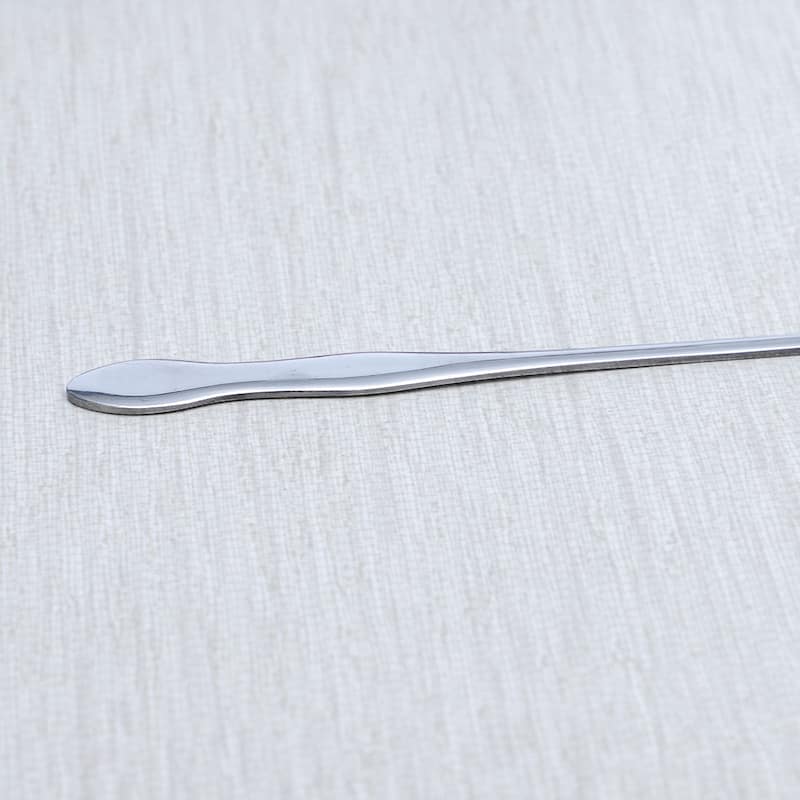 Stainless Steel Long Handle Tea Coffee Ice Cream Spoon Silver Tone 4pcs - Silver Tone