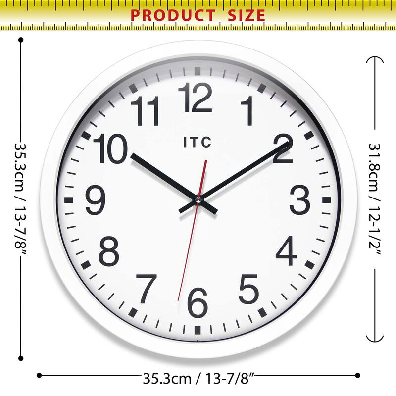 Obsidian 14" Business Clock