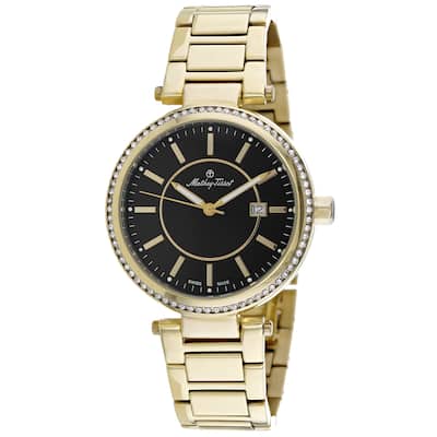Mathey Tissot Women's Classic Black Dial Watch - H610PN - 6 (36)