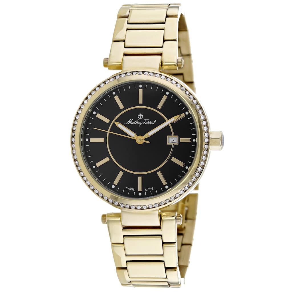 Mathey Tissot Women's Classic Black Dial Watch - H610PN - 6 (36)
