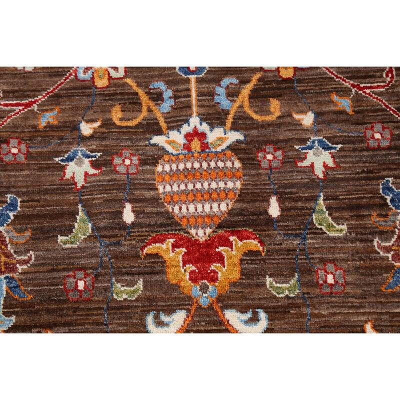Vegetable Dye Traditional Ziegler Oriental Wool Area Rug Hand-knotted - 6'6" x 9'8"