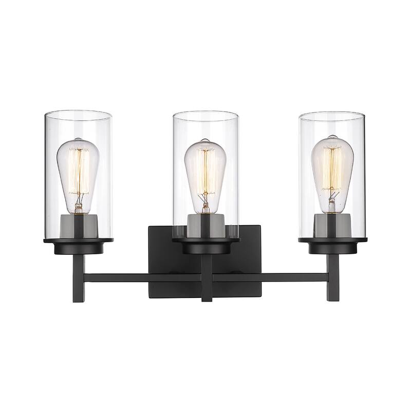 Millennium Lighting Janna Vanity Light with Clear Glass Shades